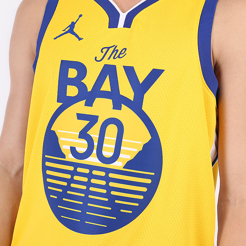 Мужская майка Jordan Stephen Curry Warriors Statement Edition 2020 (CV9477-729)  - цена, описание, фото 2